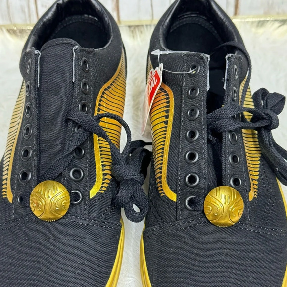 Harry Potter Golden Snitch  x VANS Old Skool Sneakers NEW - Picture 5 of 13